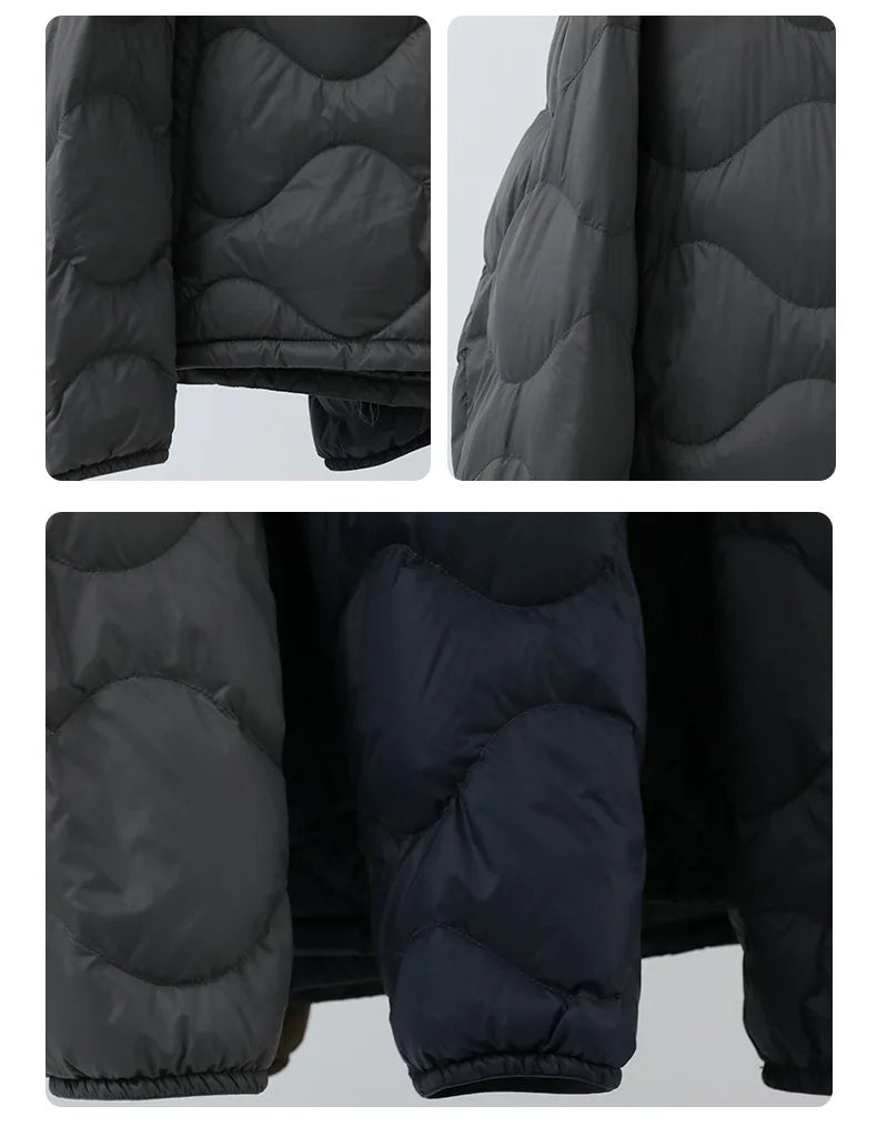 New Coats and Jackets Men's Lightweight Down Vest V-Neck Jacket Very Warm Winter Man Jacket Warm White Duck Down Man Windbreaker