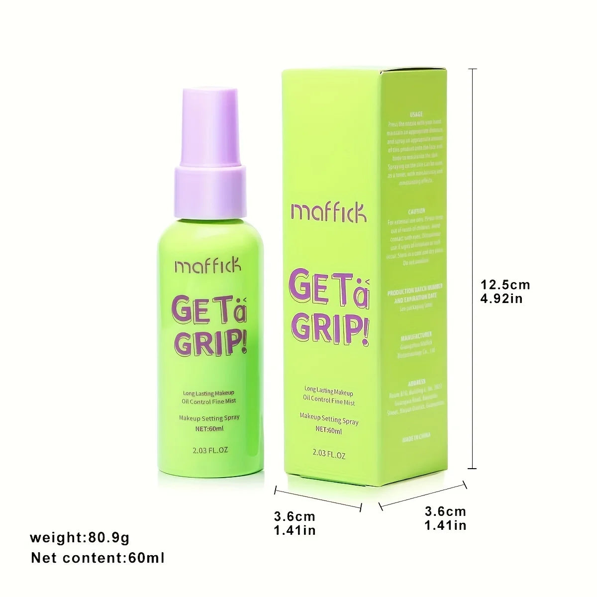 Facial makeup spray is durable, waterproof, sweat-proof, oil-controlled, smudge-free, and brightens skin tone.