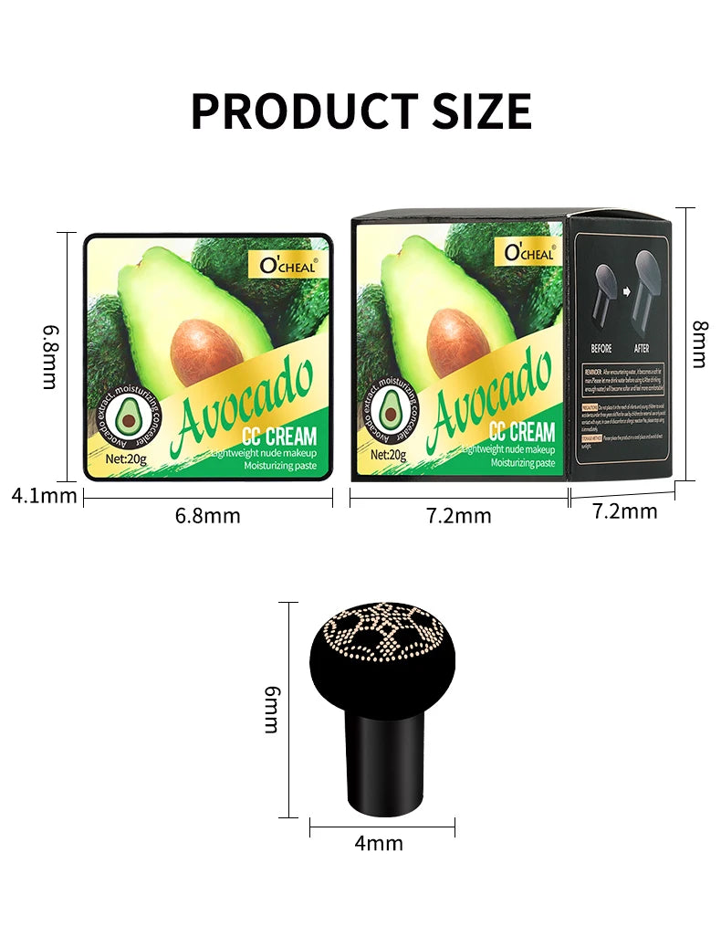 Beauty Girl Makeup Mushroom Head Air Cushion Makeup Moisturizing Foundation Brightening Make Up BB Cream Whitening Maquiagem