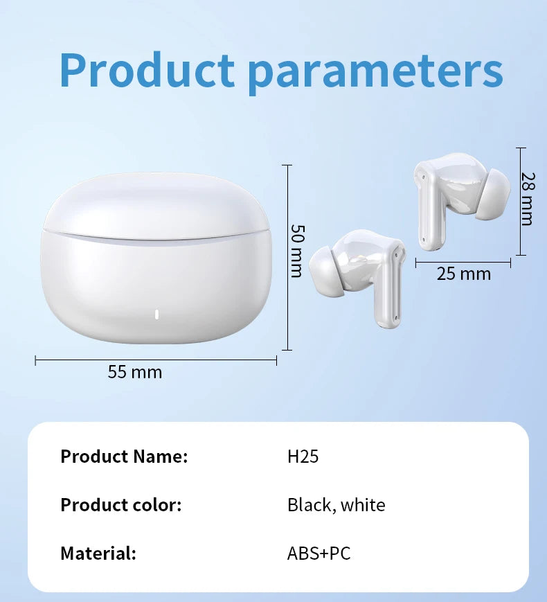 Earphone bluetooth Bluetooth headphonesTWS wireless Bluetooth earphones with long battery life, in-ear design, Bluetooth 5.6