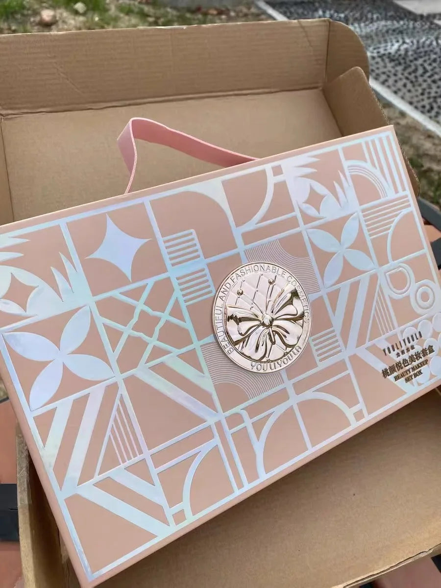 Make Up Sets Cosmetics Full Set Makeup Kit Lipstick Eyeshadow Eyebrow Pen Air Cushion BB Cream Mascara 9 Pcs Makeup Gift Box