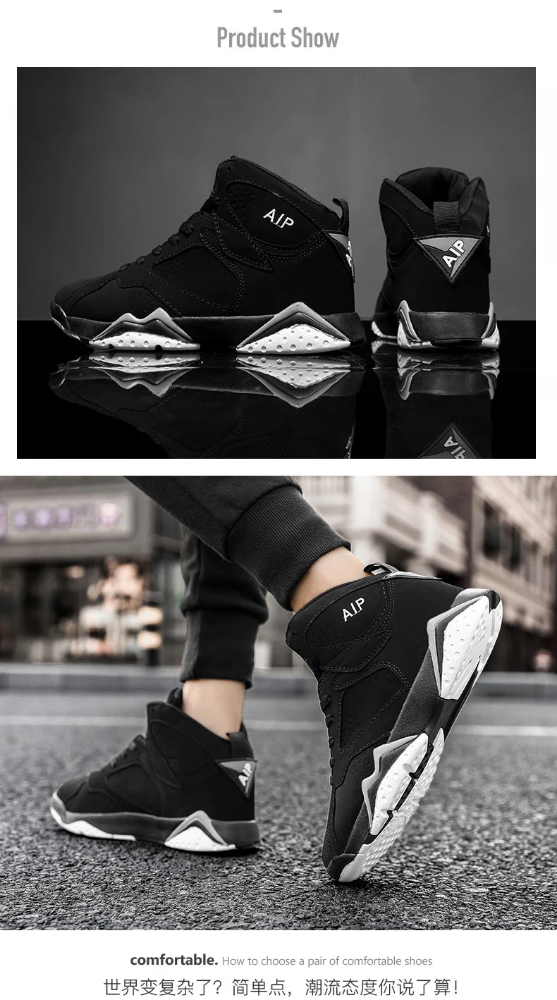 Men Basketball Shoes Fashion Non-slip Mens Casual Sneakers Man Sports High Quality Outdoor Jogging Shoes Boys Athletic Wear Traf