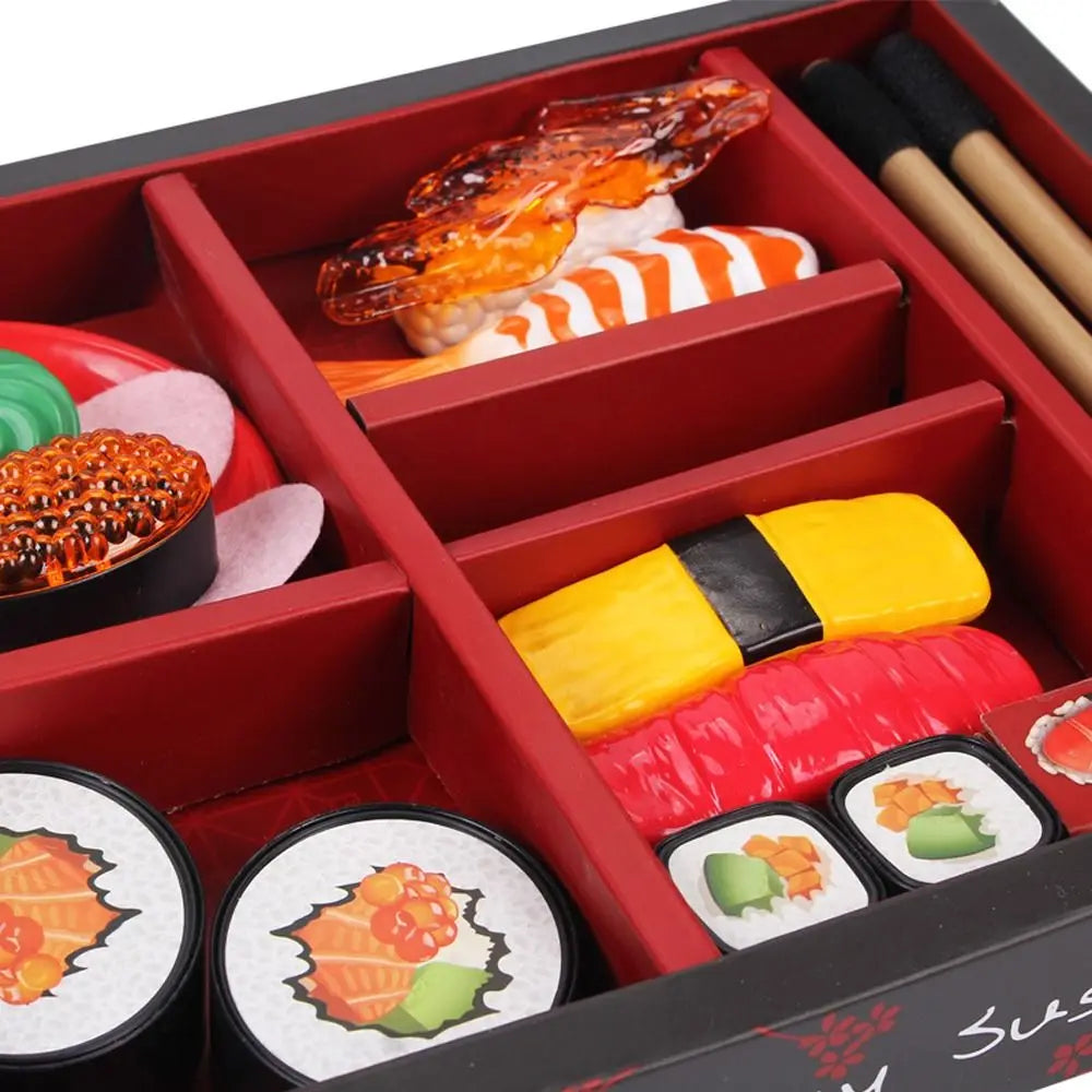 Kitchenware Kitchen Model Dollhouse Accessories Children Kitchen Food Toys Cutlery Toys Mini Sushi Set Pretend Kitchen Toys