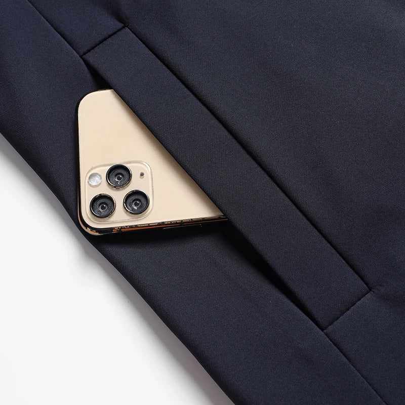 Jacket Men's 2025 Autumn New Item Middle-aged Dad Outfit Casual Business Stand Collar Administrative Cadre Jacket Men