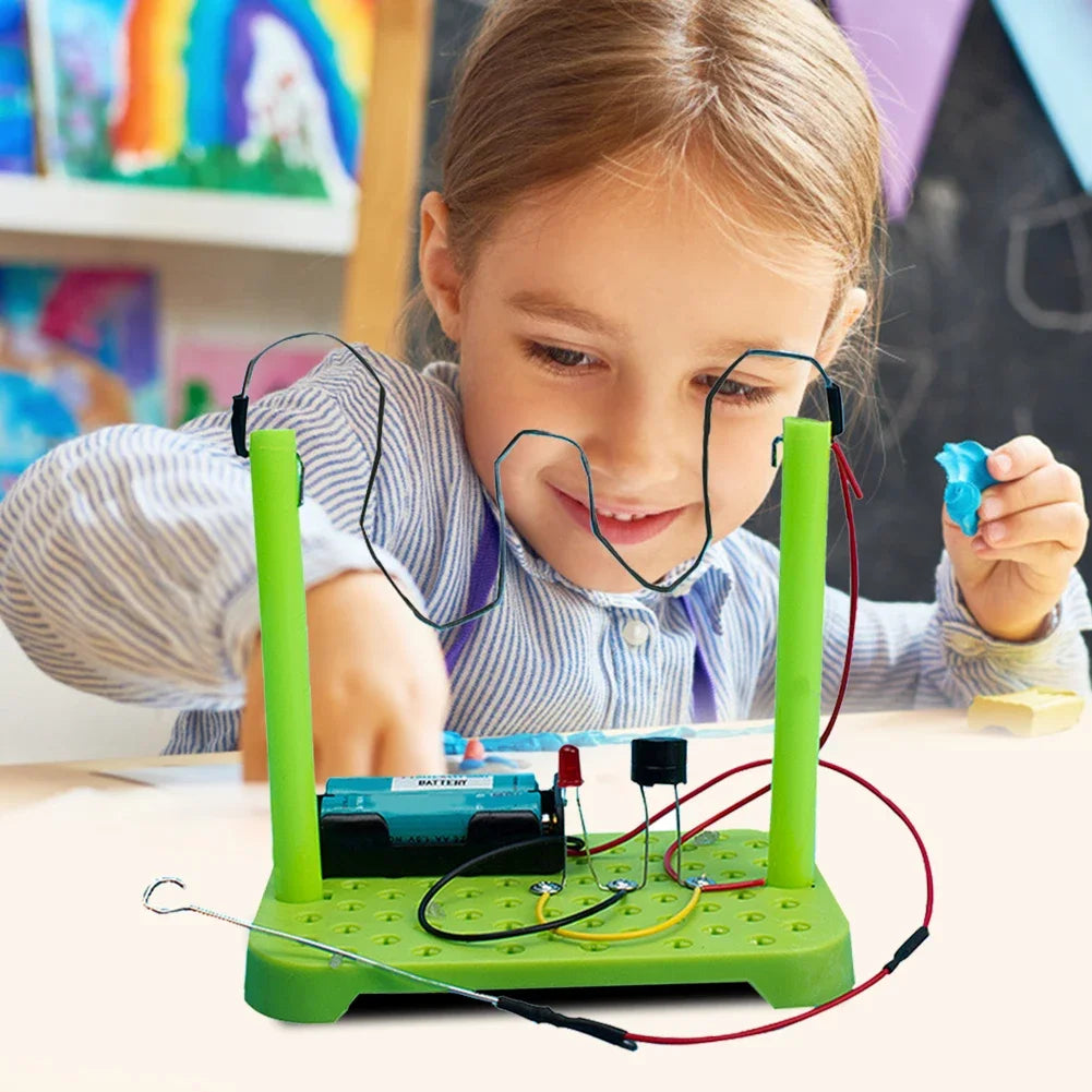 Kids DIY Science Toys Physical Scientific Experiments Circuit Kit ABS Electronic Components Children Educational Manual Toys