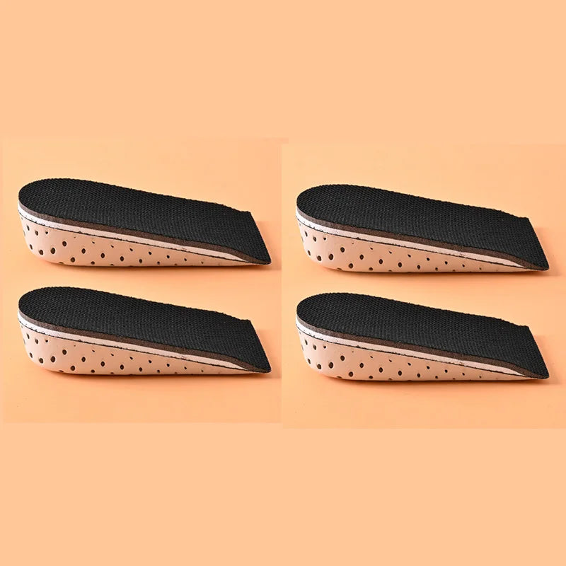 1 Pair Height Increase Insole Breathable Memory Foam Heel Lifting Inserts Shoe Lifts Shoe Pads Elevator Insoles for Unisex