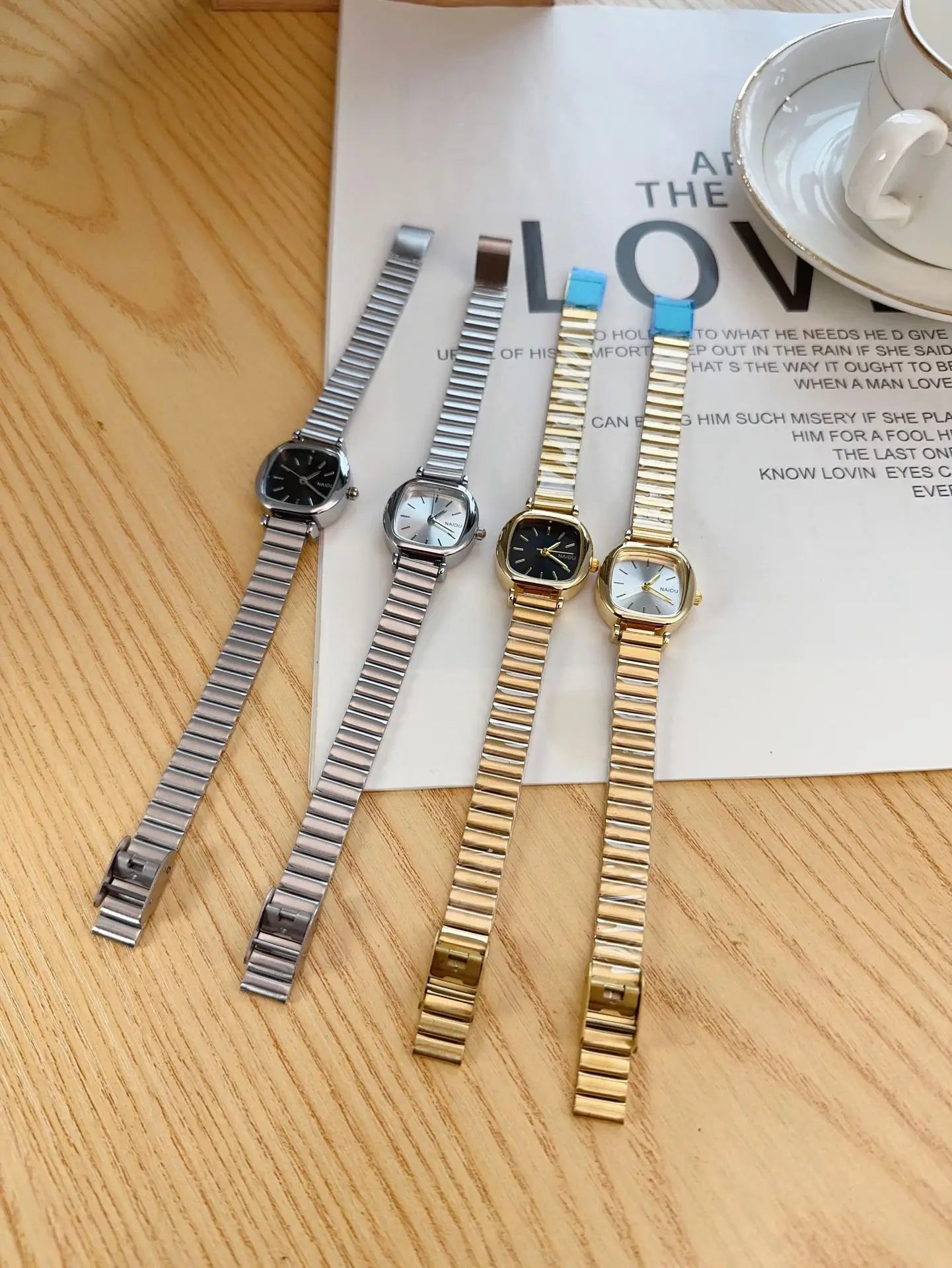 Women's Watch Simple Temperament Small Dial Square Student Wrist watches Fashion Ladies' Watches Clock Gift