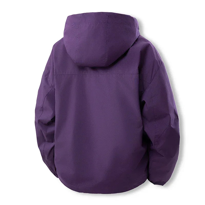 2025 New Men's Printed Jacket - Wide-leg Windbreaker - Fashionable Outdoor Sportwear - Summer-Autumn Hooded Jacket - Mountain Ja