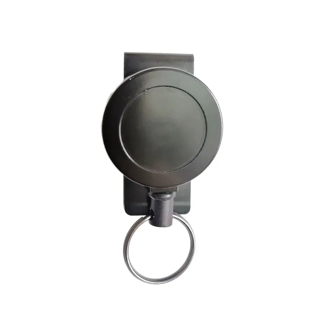 Fashion Men's Business Genuine Leather Belt Buckle Clip 2 Loops Key chain Key Ring Holder Men Apparel Accessories