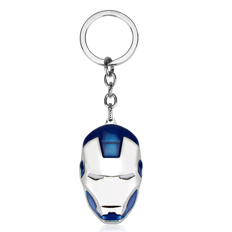 Iron Man Keychain Metal Key Chain Superhero Avengers Key Holder Gift Fans Friend Toy