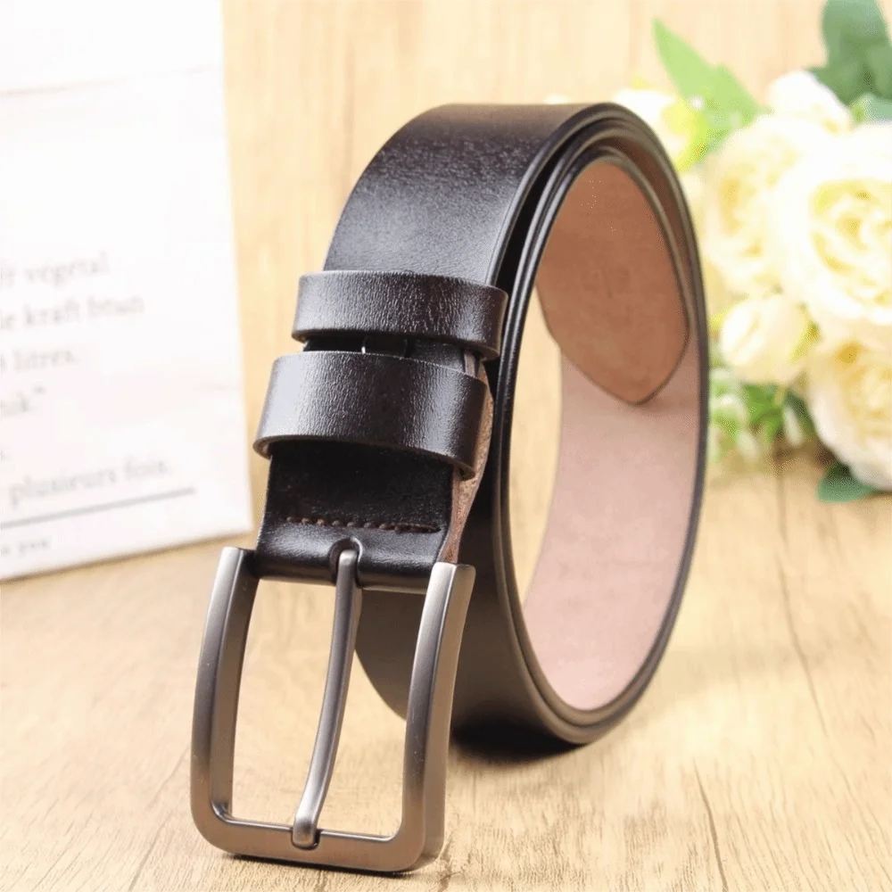 Waist Accessories Retro Men Belt Classic Versatile Leather Belt Durable Waist Belts Daily Wear
