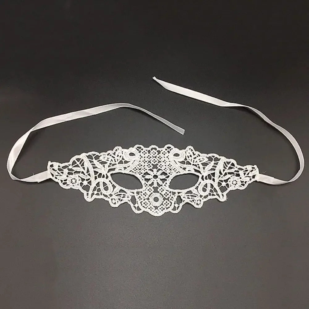 Halloween Makeup Masquerade Sexy Black Lace Mask Party Hollow Half Face Eye Mask Cosplay Prom Props Nightclub Dance Masks