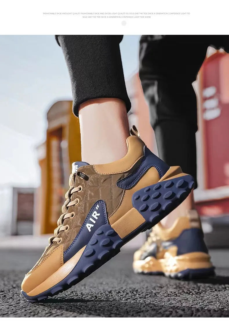 Men's Shoes 2023 Summer New Sports Shoes Comfortable Casual Thick Soled  Running Training Shoes обувь мужская кожаная