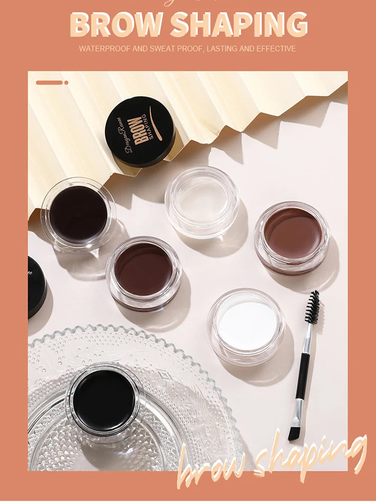 Dragon Ranee 6color Wild Eyebrow Styling Eyebrow Cream Styling Eyebrow Gel Soap Wax White Eyebrow Cream