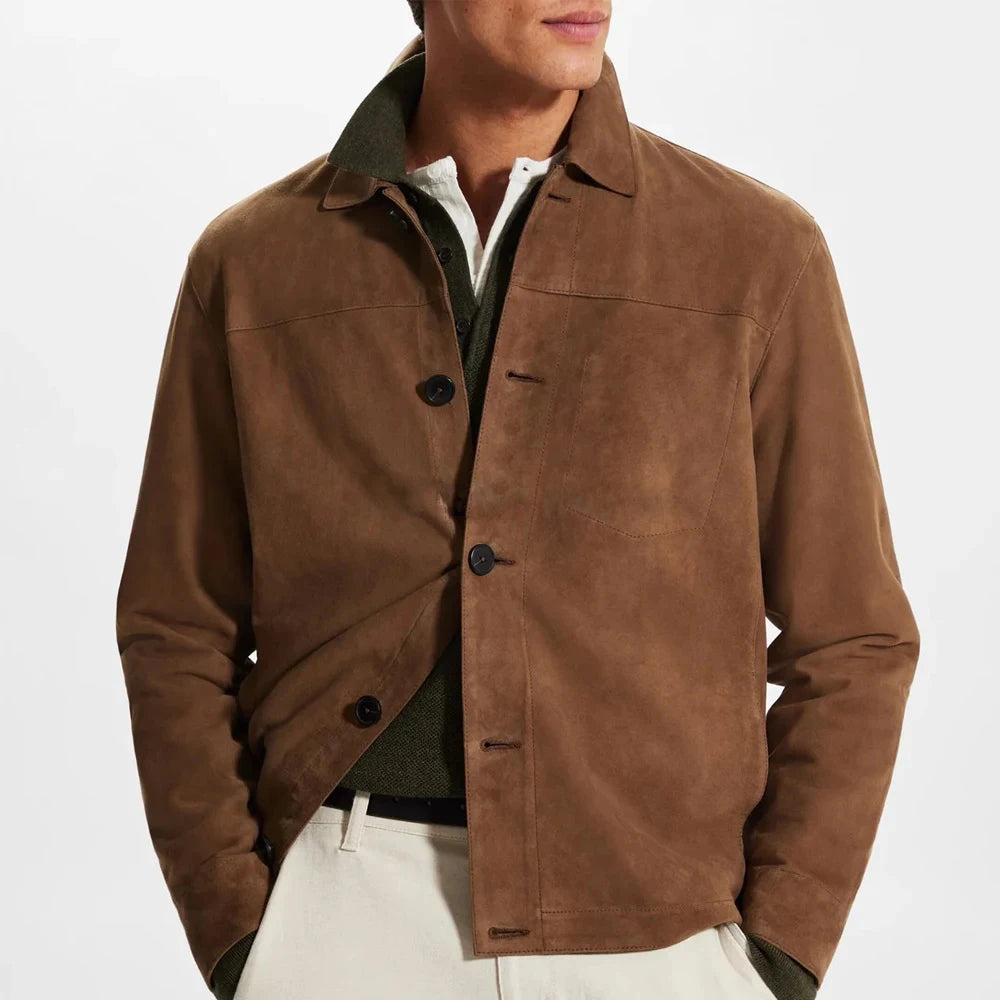 New in Jackets for Man Luxury Men's Blazers Men's Suede Jacket Elegant Outer Male Man Suit Top Coats on Offer Half Coat Advanced