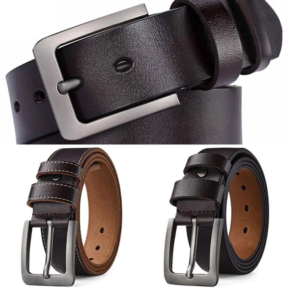 Waist Accessories Retro Men Belt Classic Versatile Leather Belt Durable Waist Belts Daily Wear