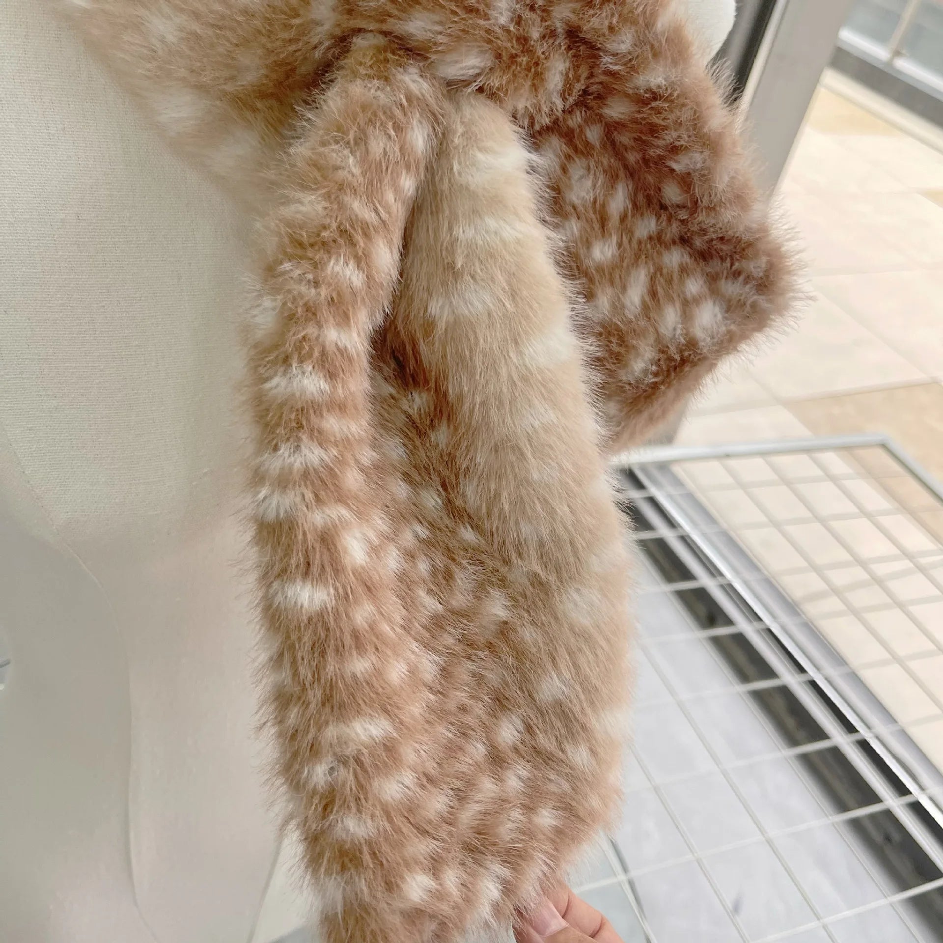 Winter Christmas Elk Plush Scarf Japanese Padded Warm Scarf Sweet Kawaii Antlers Hairband Cosplay Cute New Year Accessories