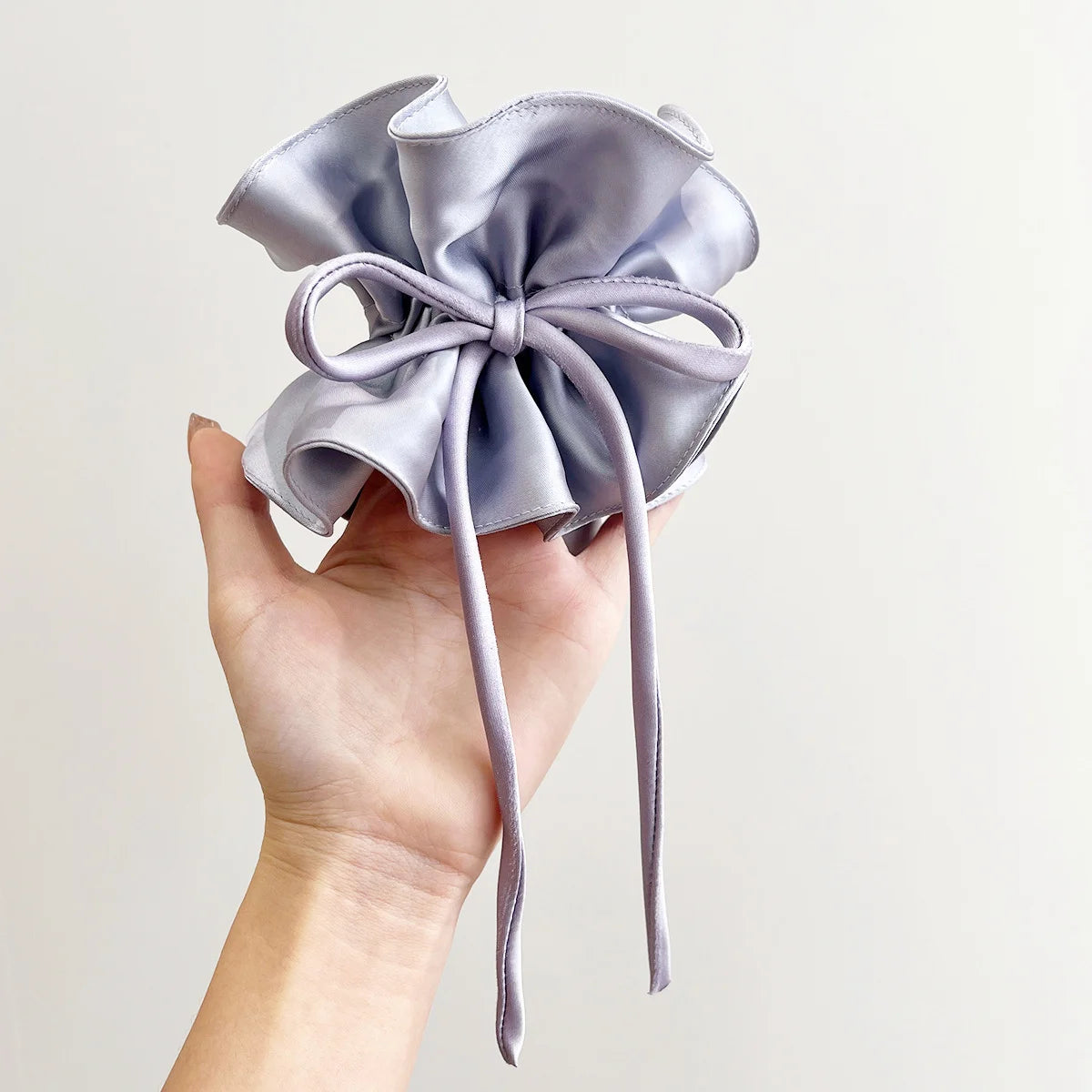 Bow Ribbon Hairbands Long Elastic Sweet Scrunchies Flowers Hair Tied Bands Head Rope Women Korean Girl Ponytail Hair Accessories