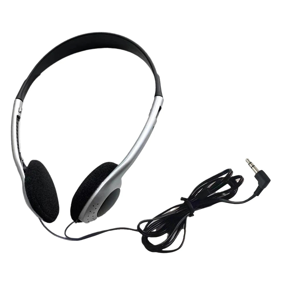 New Headphones Personality Retro Feelings Headset Black Fashion Style Headset Over Ear Earbud 3.5mm Wired Headset Photo Props