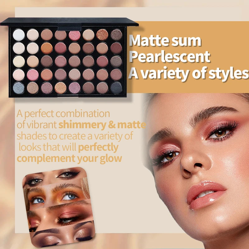 MakeUp Tools 40/74/78 Colors Eyeshadow palette Matte Waterproof Long Lasting Cosmetics makeup Kit Fashion All In One Makeup Gift