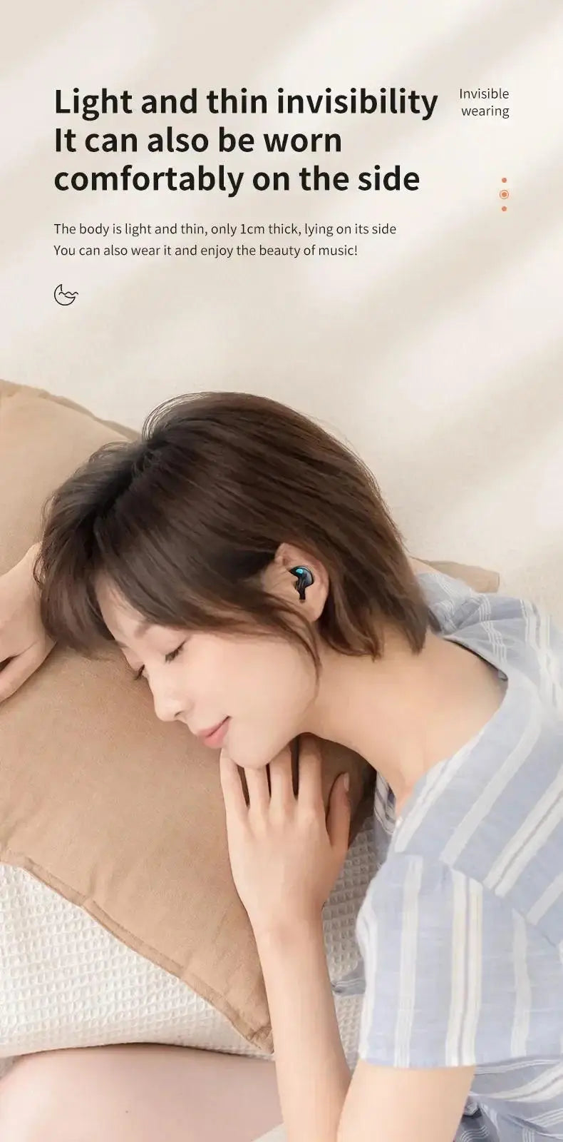 X55 Bluetooth Wireless Headphones Earbuds Ear Hooks Bluetooth Earphones Bass Noise Reduction Earbuds HiFi Stereo Headsets