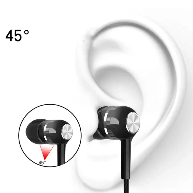 Wired Headphones 3.5mm Jack In Ear Headset Wired Earphones with