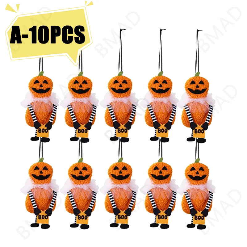 Halloween Hanging Pendant Decor Pumpkin Black Cat Ghost Skull Ornament for Party Day of the Dead Halloween Decoration for Home