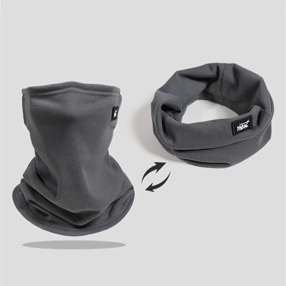 Winter Camping Fleece Neck Gaiter Ski Tube Scarf Snowboard Half Face Mask Face Cover For Men & Women Outdoor Cold-proof Collar