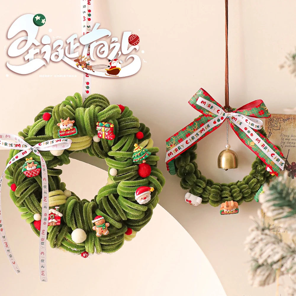 2026 Christmas Decorations Creative Twist Stick Xmas Tree Pendant Crafts Hanging Ornaments Door Hanging Garland Xmas Home Decor