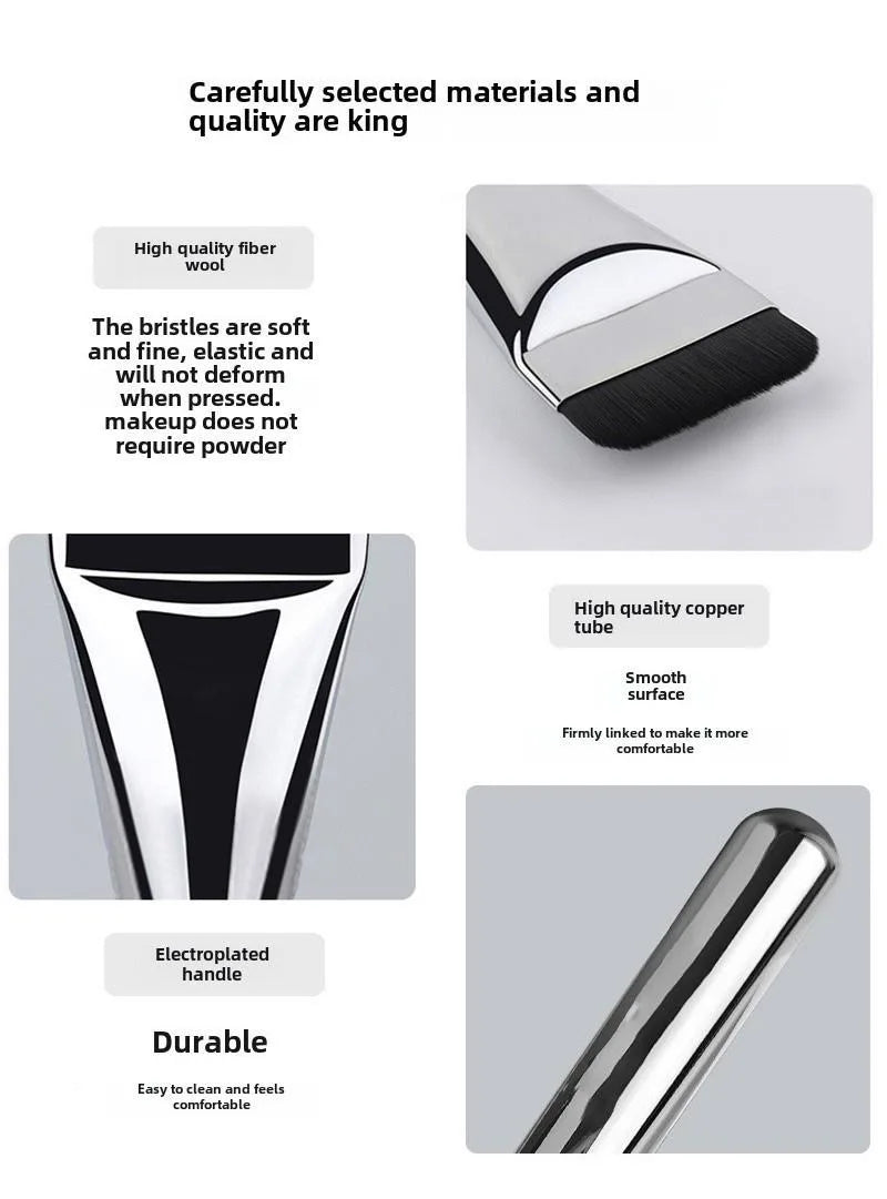 Beauty makeup tools one-word foundation brush do not eat powder flat head base makeup brush makeup brush