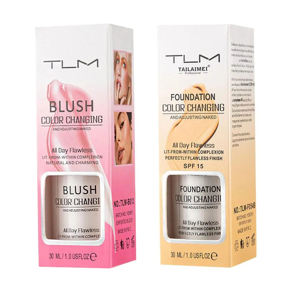 Liquid Foundation Colour Changing Full Coverage Concealer Makeup  Moisturizing Primer Cosmetics For All Skin Types