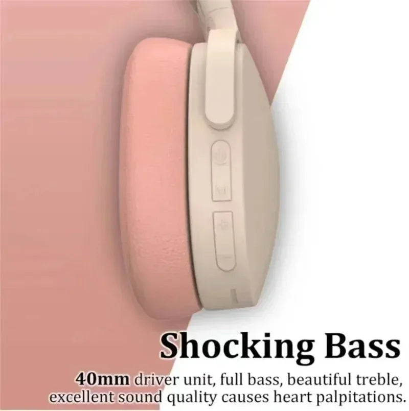 Bluetooth 5.3 Earphone 9D Hifi Bass Wireless Headphones Fold Headset Game Sport Headphone Fone Bluetooth Earbuds Noise Reductio