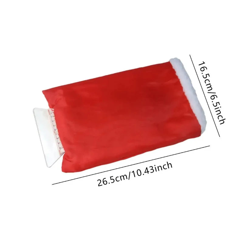 Winter Car Defrosting Warm Gloves De-icing Snow Shovel Plus Gloves Thickened Padded Icebreaker Universal Car Accessories