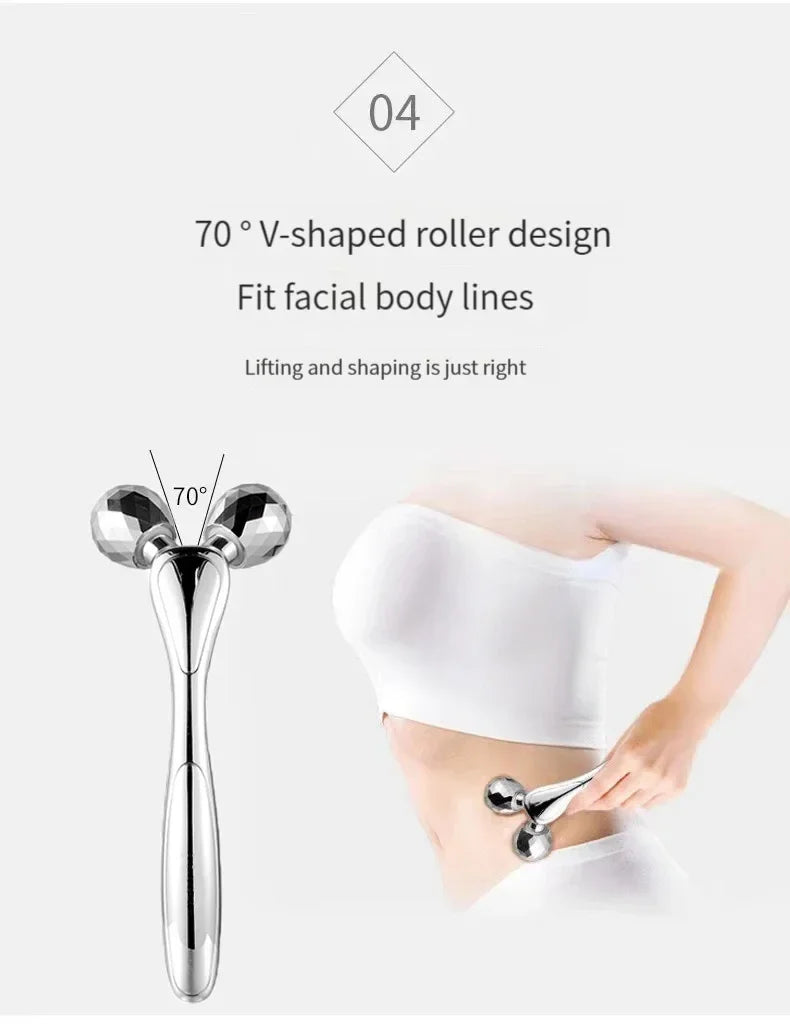 3D Facial Roller Massage V Shape Face Lifting Massage Lift Full Body Massage Massage Relaxation Beauty Massage