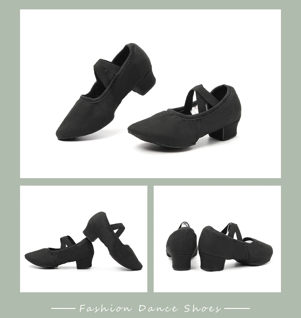 Women Dance Shoes Teacher Training Shoes Adults Latin Shoes Girls Soft sole Ballet Shoes Jazz Yoga Belly Dance Shoes Female