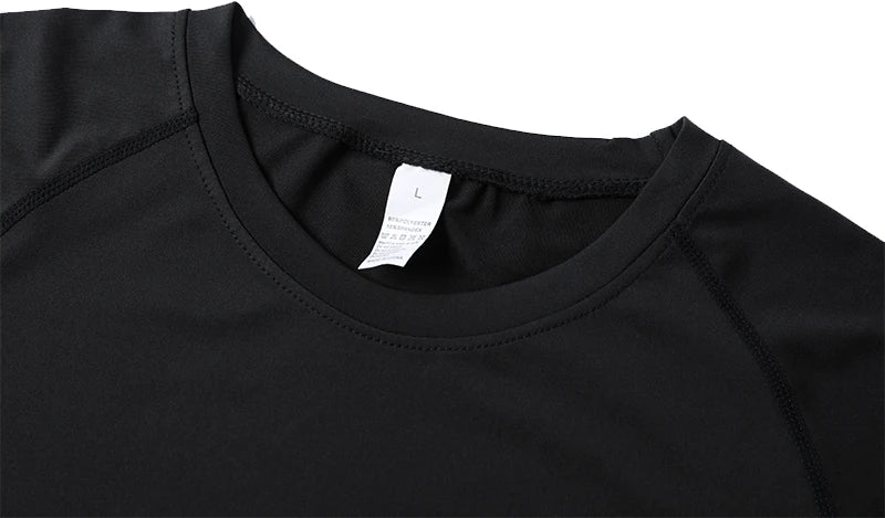 Print Compression Shirts for Men Gym Workout Athletic Quick Dry Tshirts Tops Training Running Baselayers Undershirts Rash Guard