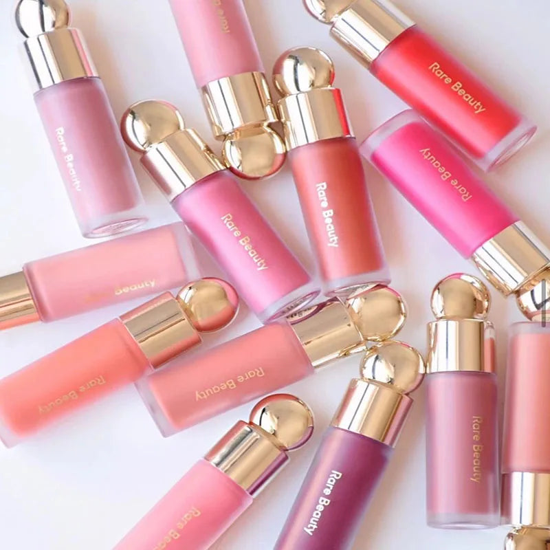 Rare Beauty Lipstick Blush Cream Rouge Plump Moisturizing Dual-use Lip Glaze Essence Gel Nourishing Care for Women Girls Makeup