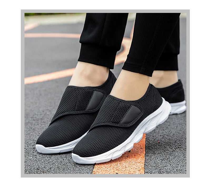 Men Orthopedics Wide Feet Swollen Walking Casual Sneakers Fashion Thumb Eversion Adjusting Soft Comfortable Diabetic Man Shoes