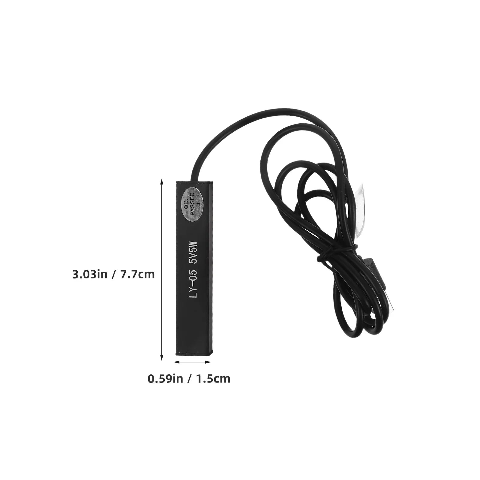 Mini Water Heater Stick USB Powered Constant Temperature Fish Tank Heater for Small Aquariums Turtle Tanks 5W Portable Aquarium