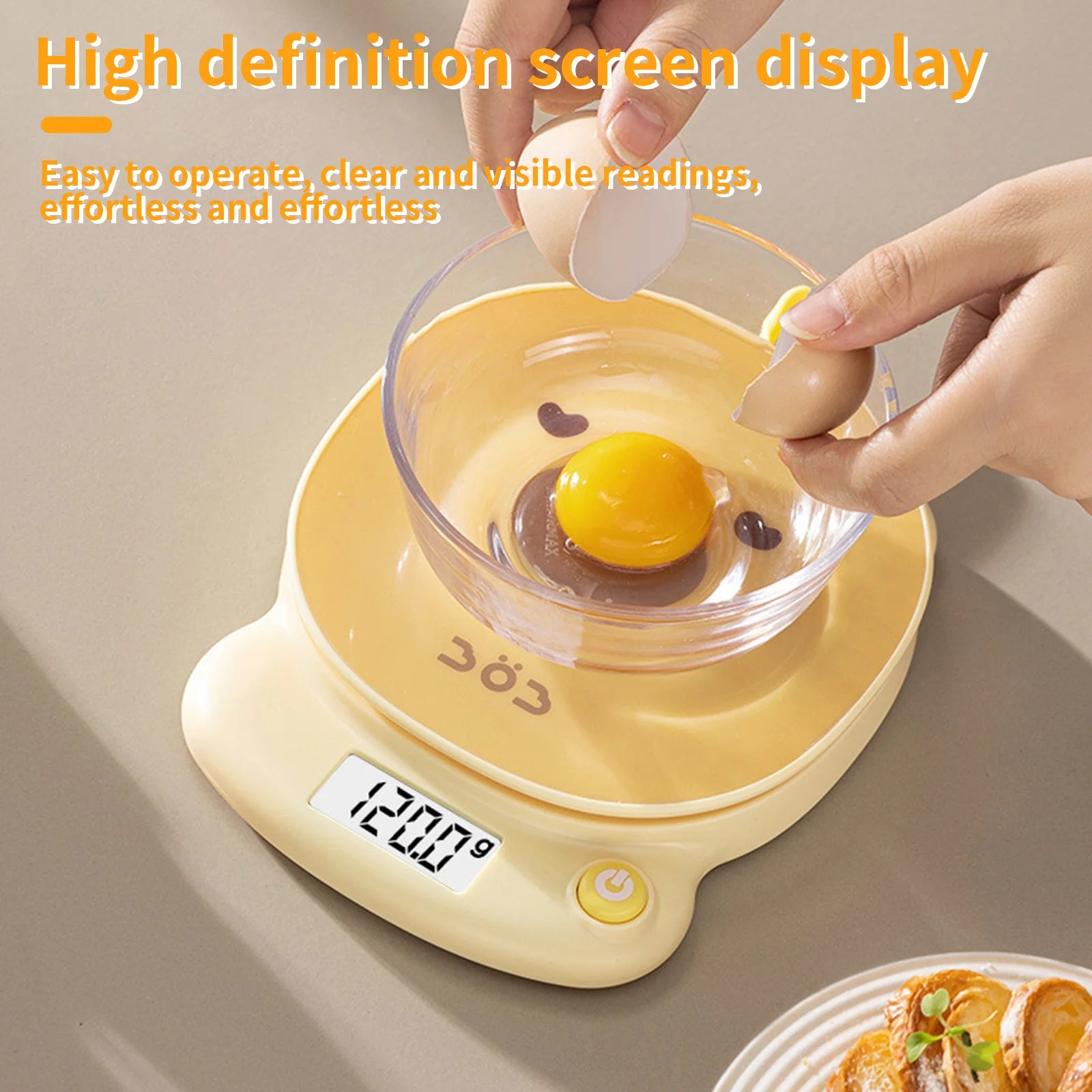 Kitchen electronic scale, household baking weight scale, seasoning food preparation scale