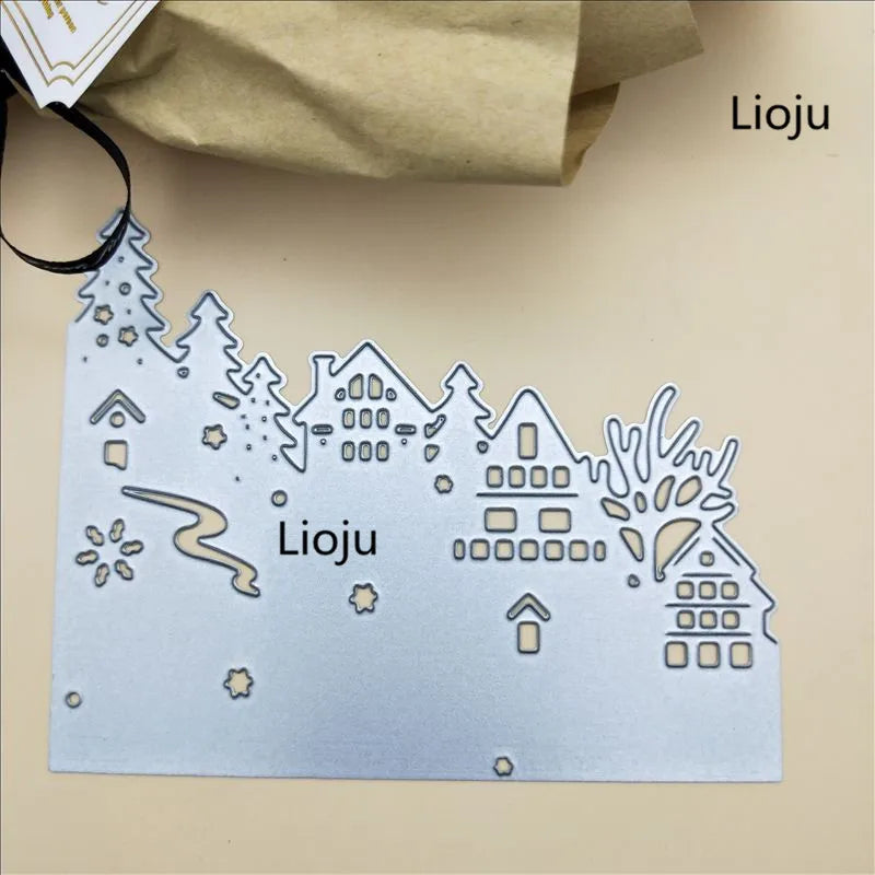Christmas Greeting CardMetal Cutting Dies Scrapbooking New 2019 DIY Scrapbooking Photo Album Decorative Embossing DIY Paper Card