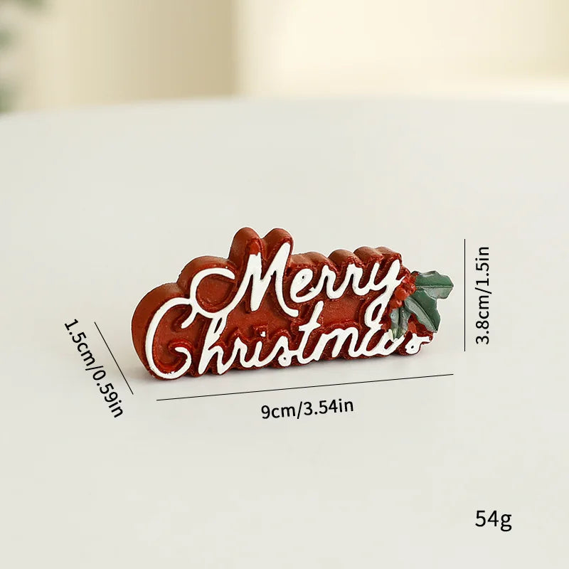Christmas Decoration Creative Resin Crafts Ornaments Christmas Table Decoration Family Christmas Atmosphere Decoration Gifts