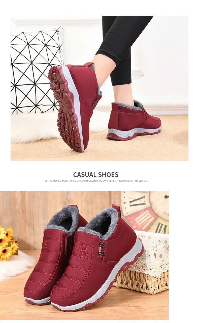 Women's Shoes Autumn Winter Casual Cotton Chunky Sole Warm Anti-Slip Affordable Free Shipping
