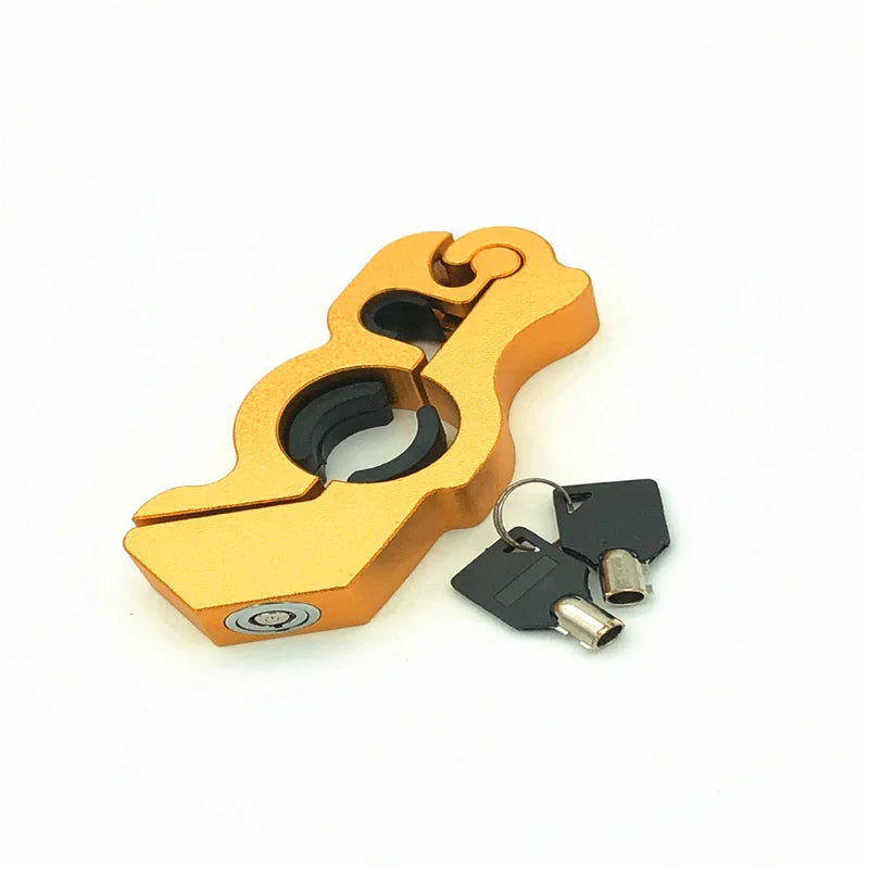 Motorcycle Grip Locks Security Send Handset Lock Fit Scooter Atv Dirt Street Bikes Anti Theft Accessories Supplies