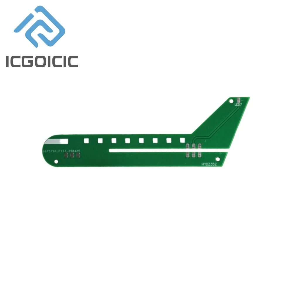 Electronic small aircraft flash circuit making kit LED flow lights DIY welding exercises experimental circuit board parts