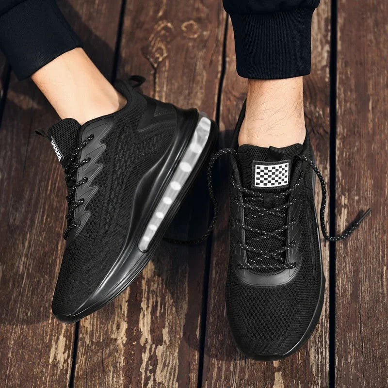Men's casual sports shoes, men's running shoes, air cushion, men's spring and autumn new fashion, breathable soft soles