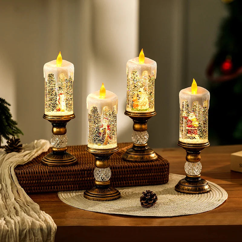 【Christmas Night Light Gift】Soothing Snowfall Glow, Anti-fall & Waterproof, Multi-color Modes, Must-have Party Decor!