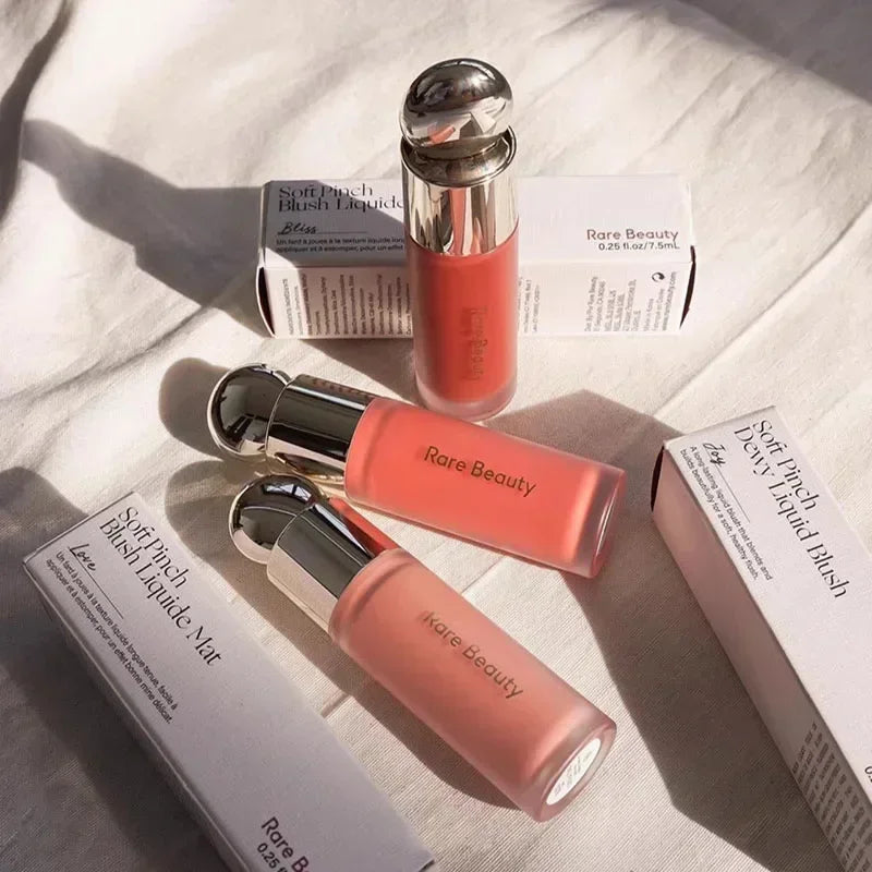 Rare Beauty Liquid Blush Lip Gloss Luminizer Blusher Long Lasting Moisturizing Nutrient Light Repair Lipstick Nature Face Makeup