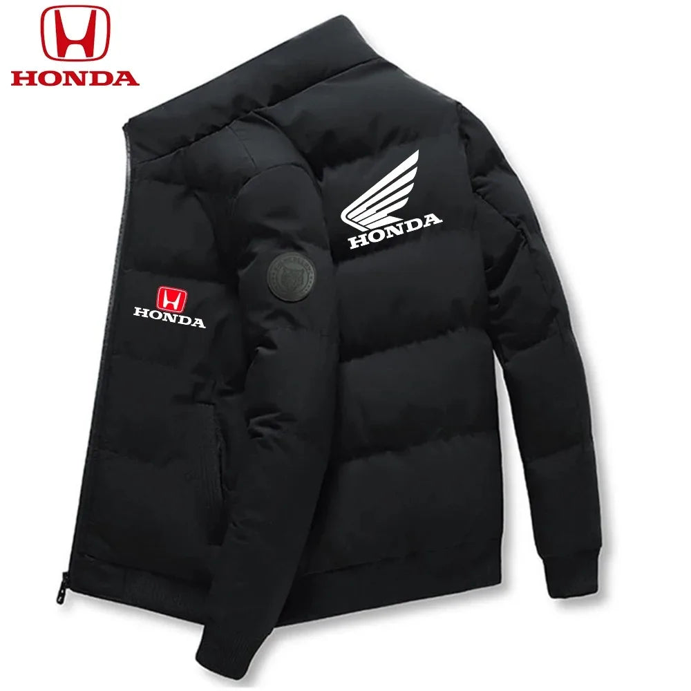 Honda Men Down Jackets Parker Coat Parker Jacket 2025 New Thick Warm Winter Men's Puffer Casual Cold and Waterproof Clothing