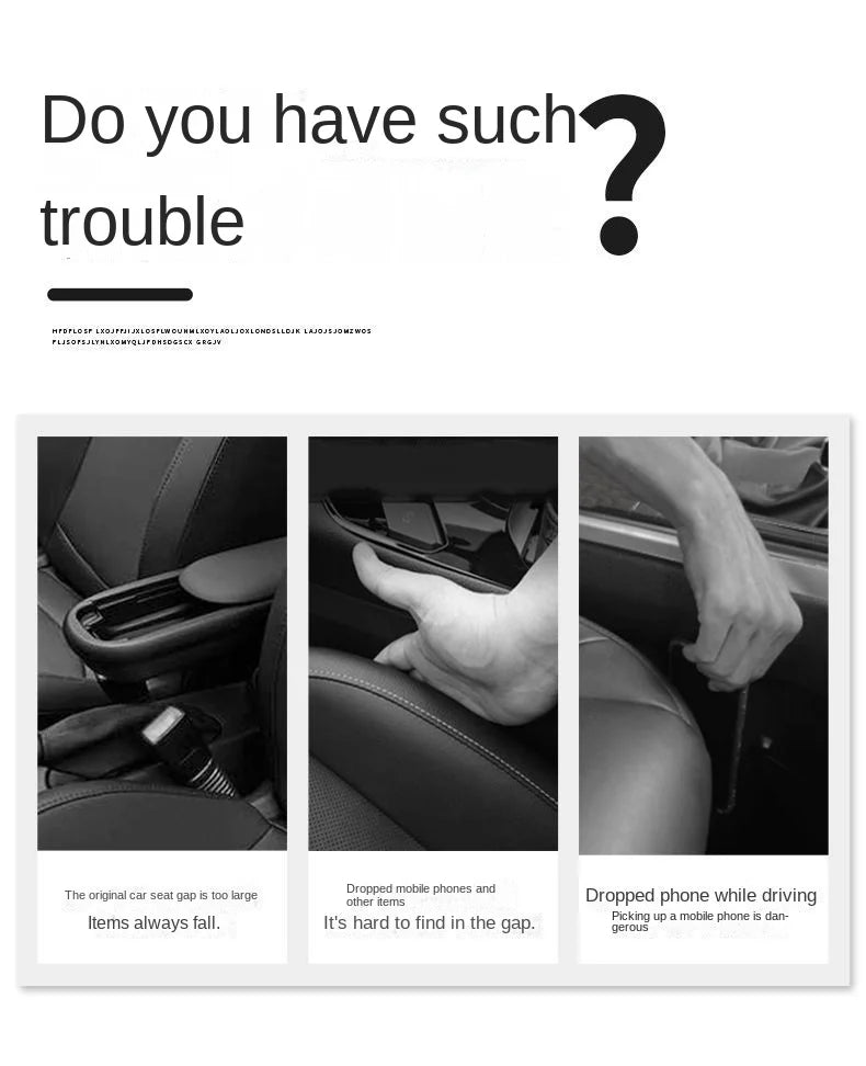 Car seat gap plug leak-proof strip car interior supplies seat storage box leak-proof plug cleaning soft glue